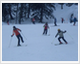 Noch etwas unsicher beim Einskifahren: Consti, Ali & Luke.....